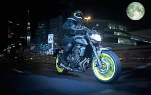 Desktop wallpapers motorcycle Yamaha MT-07 - 2018