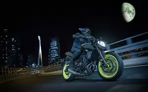 Desktop wallpapers motorcycle Yamaha MT-07 - 2018