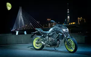 Desktop wallpapers motorcycle Yamaha MT-07 - 2018