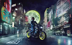 Desktop wallpapers motorcycle Yamaha MT-09 - 2018