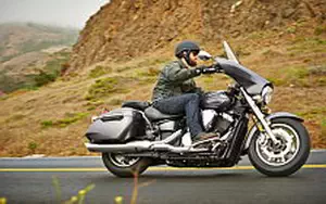 Desktop wallpapers motorcycle Yamaha V Star 1300 Deluxe - 2014