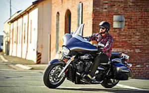 Desktop wallpapers motorcycle Yamaha V Star 1300 Deluxe - 2014
