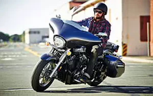 Desktop wallpapers motorcycle Yamaha V Star 1300 Deluxe - 2014