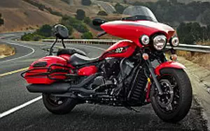 Desktop wallpapers motorcycle Yamaha V Star 1300 Deluxe - 2015