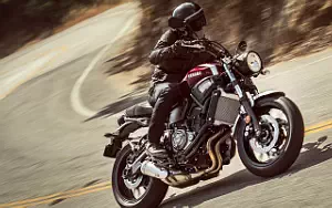 Desktop wallpapers motorcycle Yamaha XSR700 - 2018