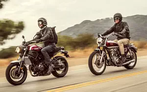 Desktop wallpapers motorcycle Yamaha XSR700 - 2018