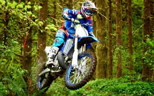 Desktop wallpapers motorcycle Yamaha YZ250X - 2018