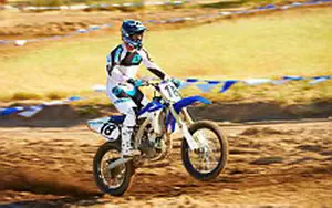 Desktop wallpapers motorcycle Yamaha YZ450F - 2013