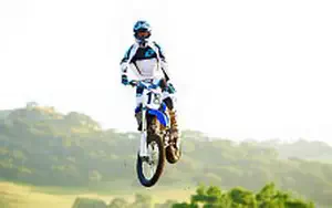 Desktop wallpapers motorcycle Yamaha YZ450F - 2013
