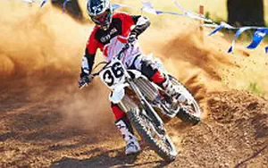 Desktop wallpapers motorcycle Yamaha YZ450F - 2013
