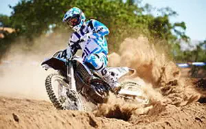 Desktop wallpapers motorcycle Yamaha YZ450F - 2014