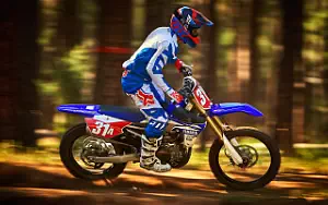 Desktop wallpapers motorcycle Yamaha YZ450FX - 2017