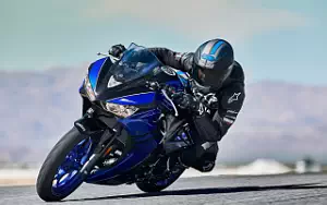 Desktop wallpapers motorcycle Yamaha YZF-R3 - 2018