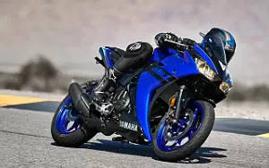 Desktop wallpapers motorcycle Yamaha YZF-R3 - 2018