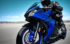 Desktop wallpapers motorcycle Yamaha YZF-R3 - 2018