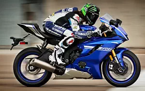 Desktop wallpapers motorcycle Yamaha YZF-R6 - 2017